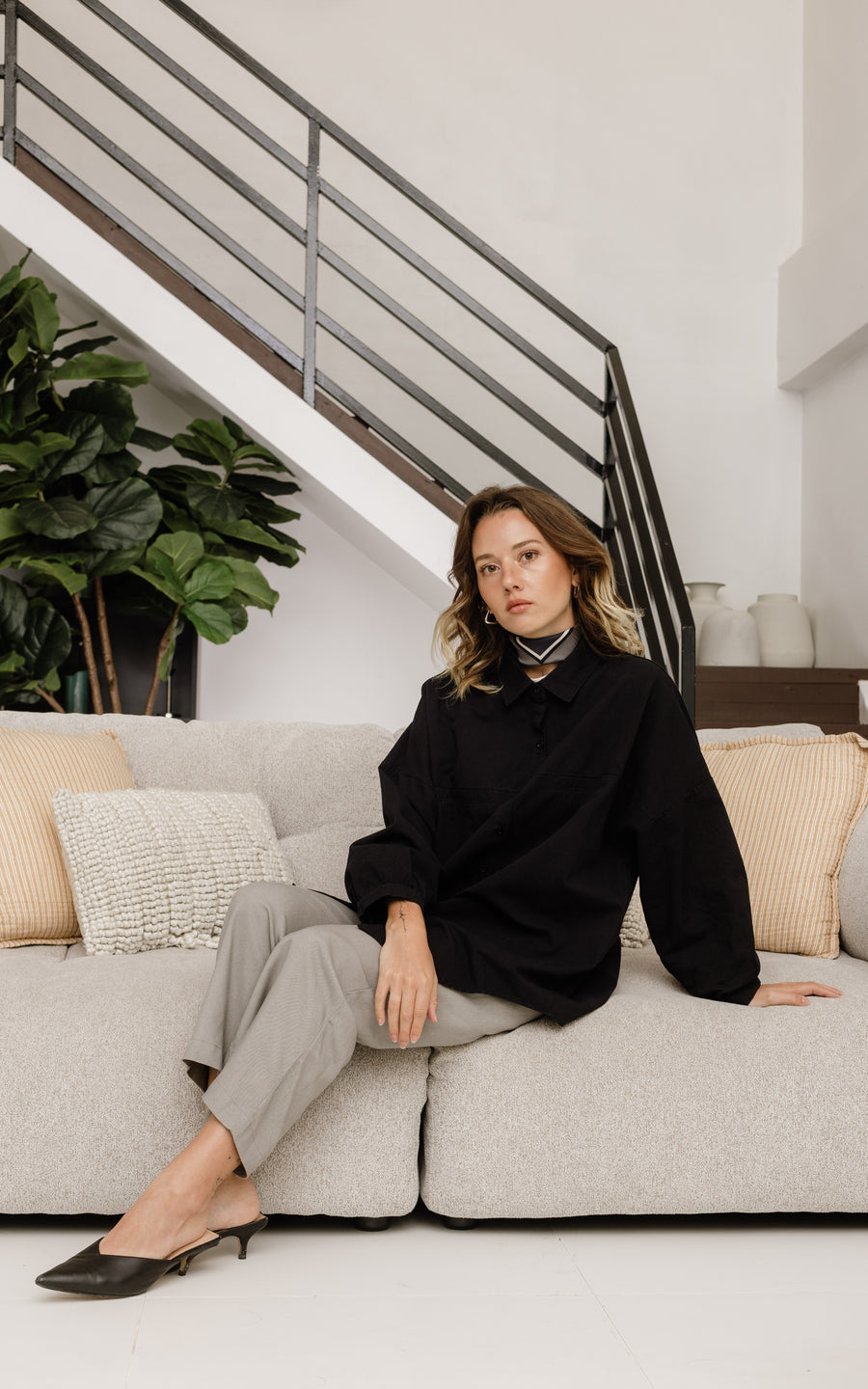 חולצת בנגקוק שחורה