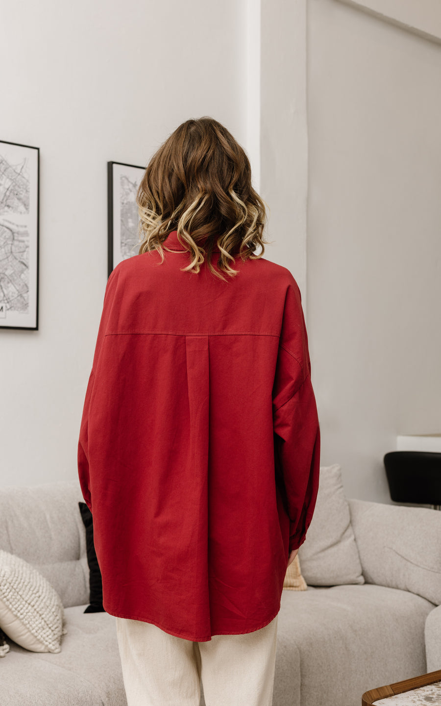 חולצת בנגקוק צבע יין