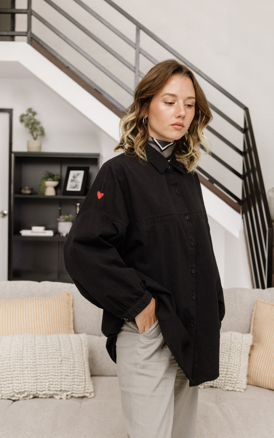 חולצת בנגקוק שחורה